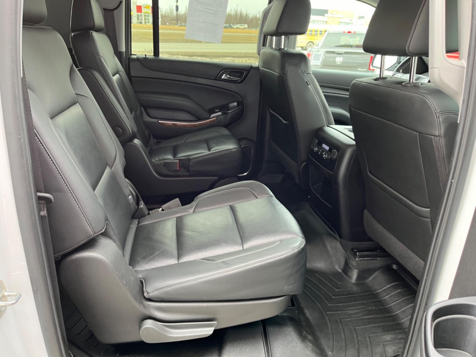 2020 WHITE /black leather CHEVROLET SUBURBAN PREMIER (1GNSKJKC4LR) with an 5.3L engine, Automatic transmission, located at 1960 Industrial Drive, Wasilla, 99654, (907) 274-2277, 61.573475, -149.400146 - Photo #13